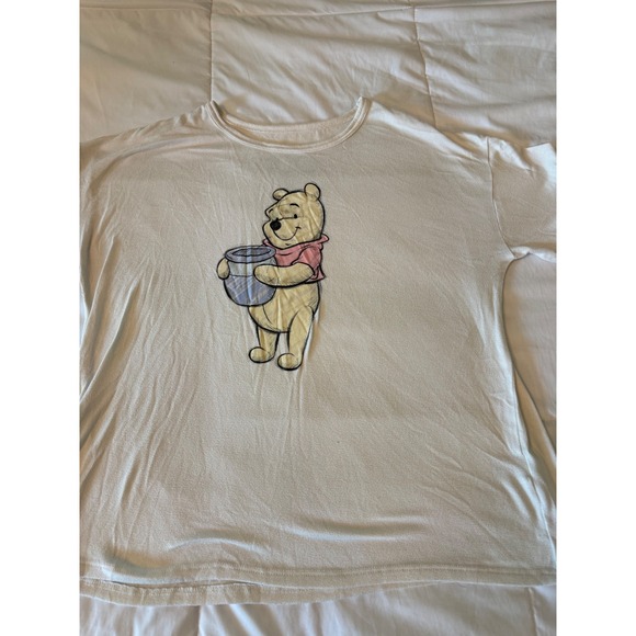Disney Tops - Disney 100 Winnie the Pooh Graphic T-Shirt Cream Short Sleeve Women M 8-10